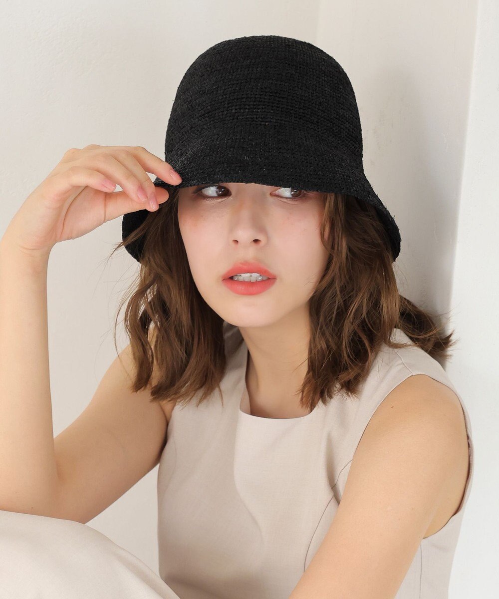 Tiaclasse ラフィアバケットハット 