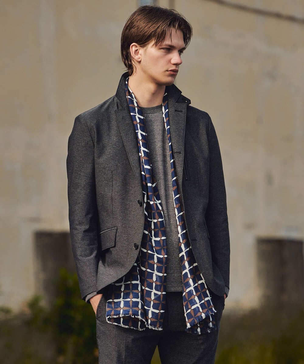 JOSEPH ABBOUD 【キングサイズ・ストレッチ】エアロムリネ コンフォートジャージジャケット 