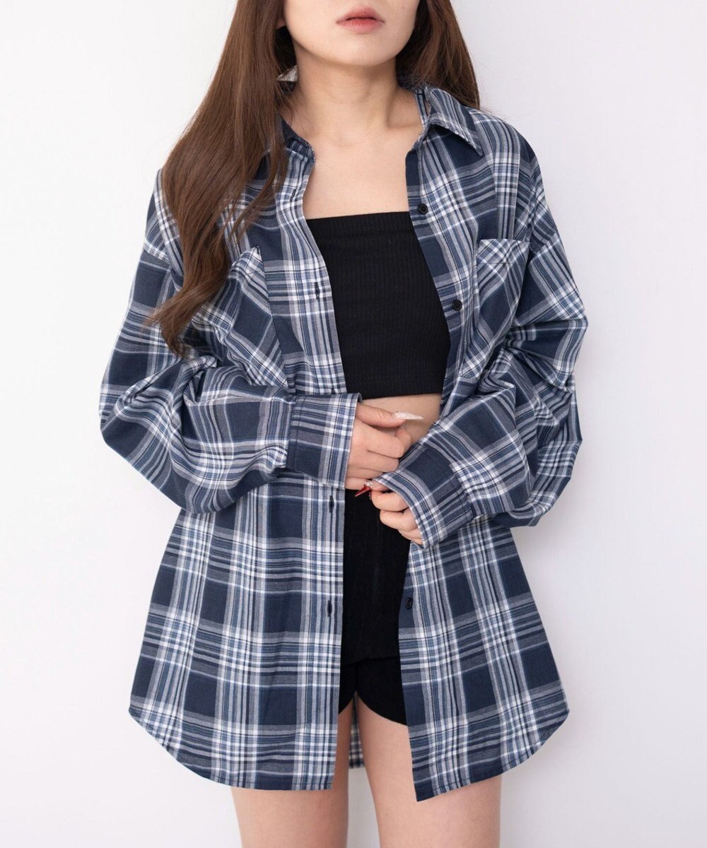 WEGO 2WAYオフショルシャツ 