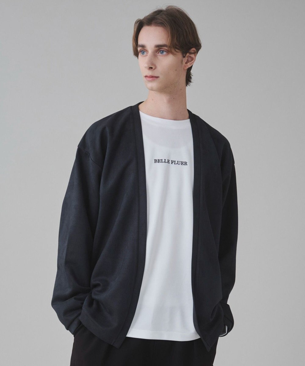 WEGO 【ユニセックス着用アITEM/２点SET】フェイクスウェードアンサンブルカーディガン 