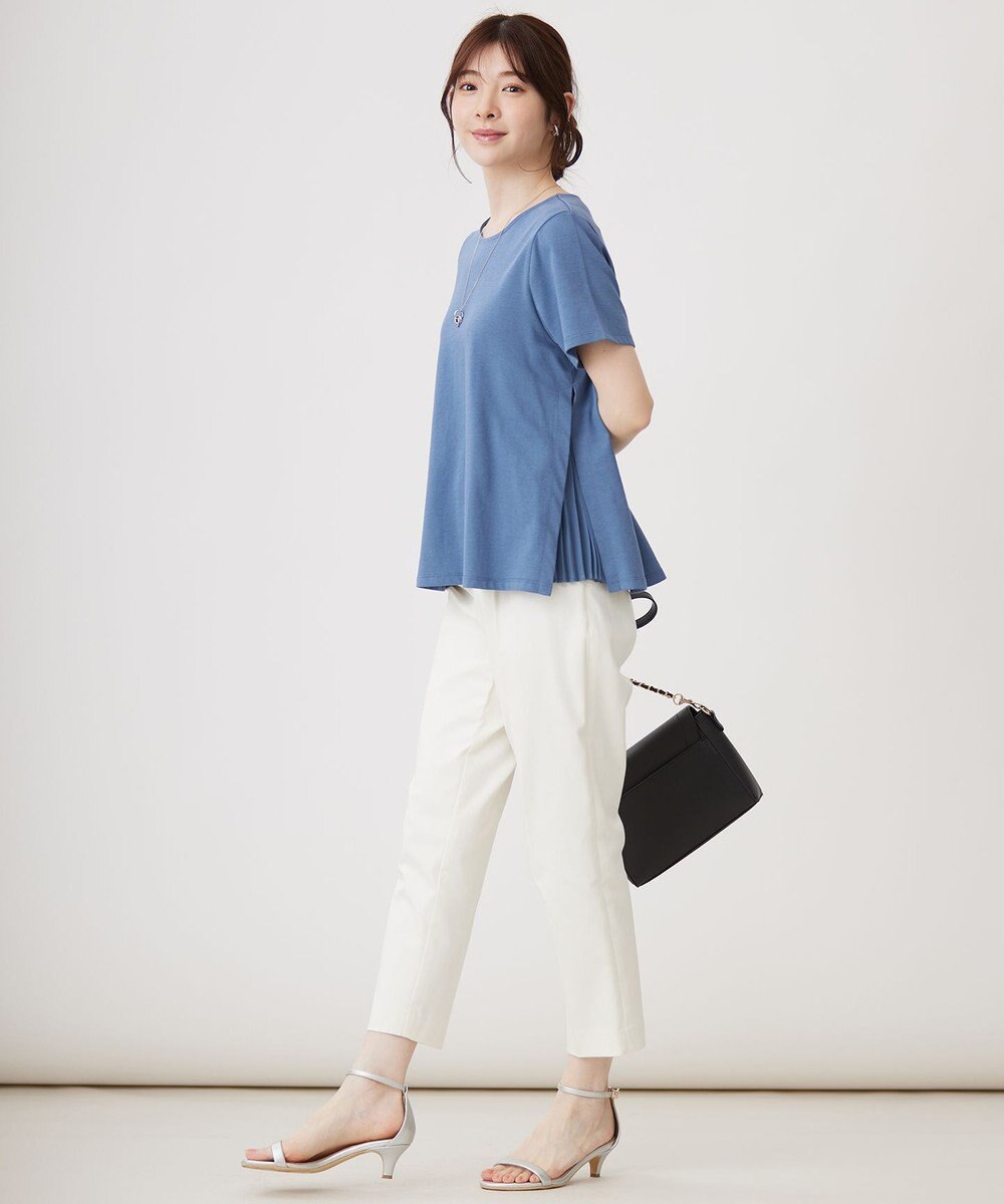 ANY SIS 【UVケア】サイドプリーツ カットソー 