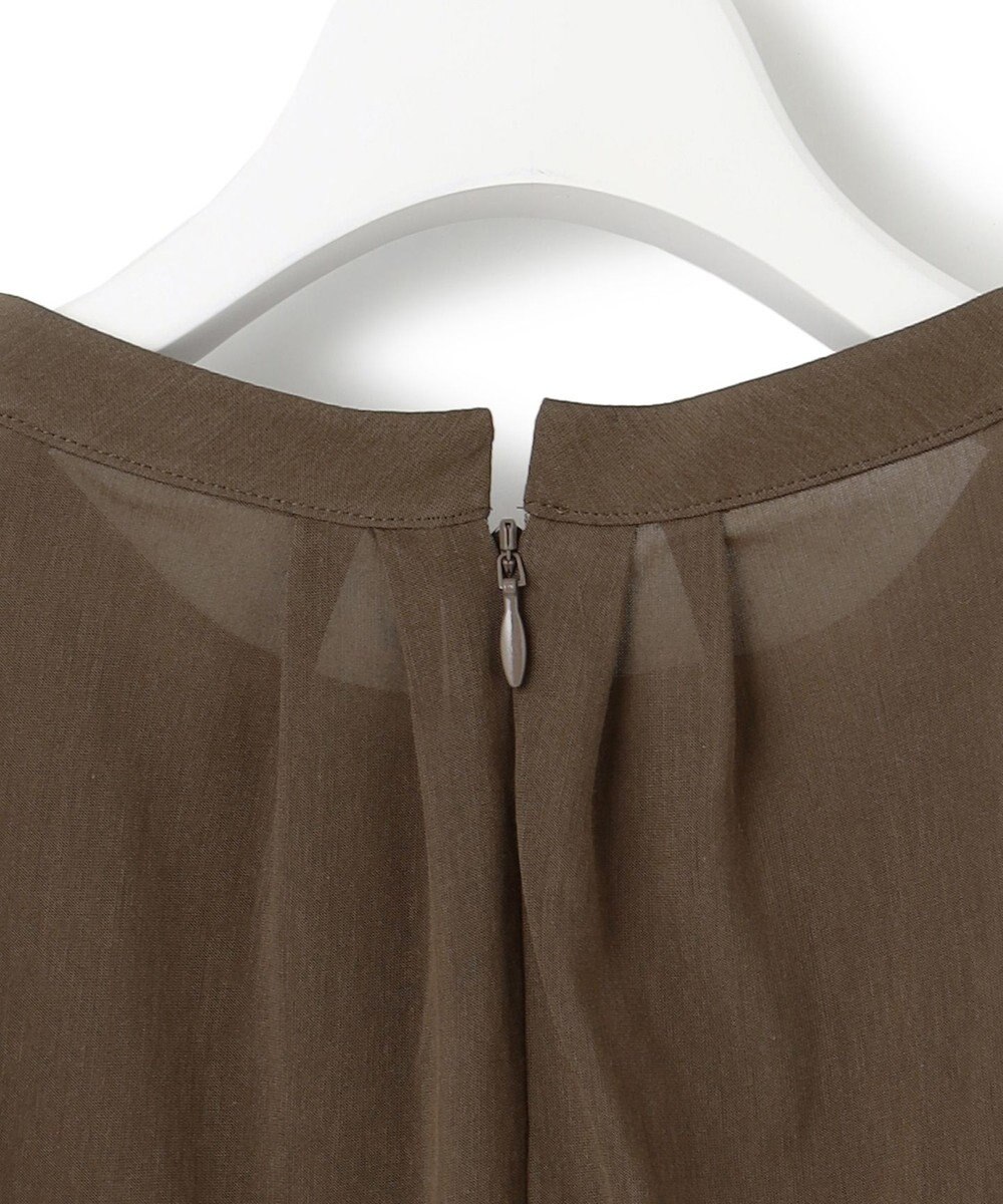 23区 S 【洗える】クリアトリコットジャージー ギャザーフォルム カットソー 