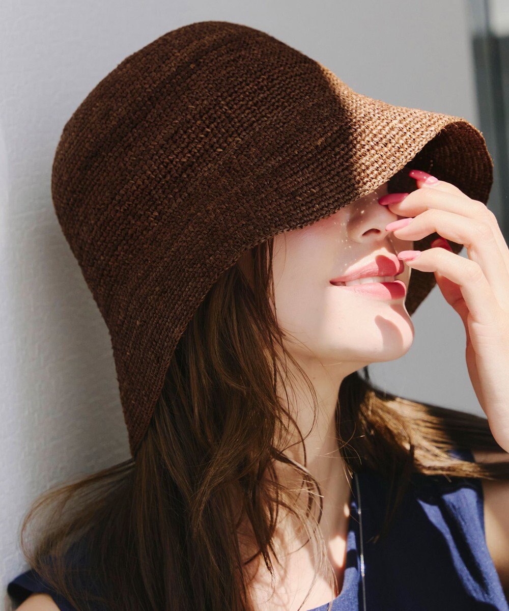 Tiaclasse ラフィアバケットハット 