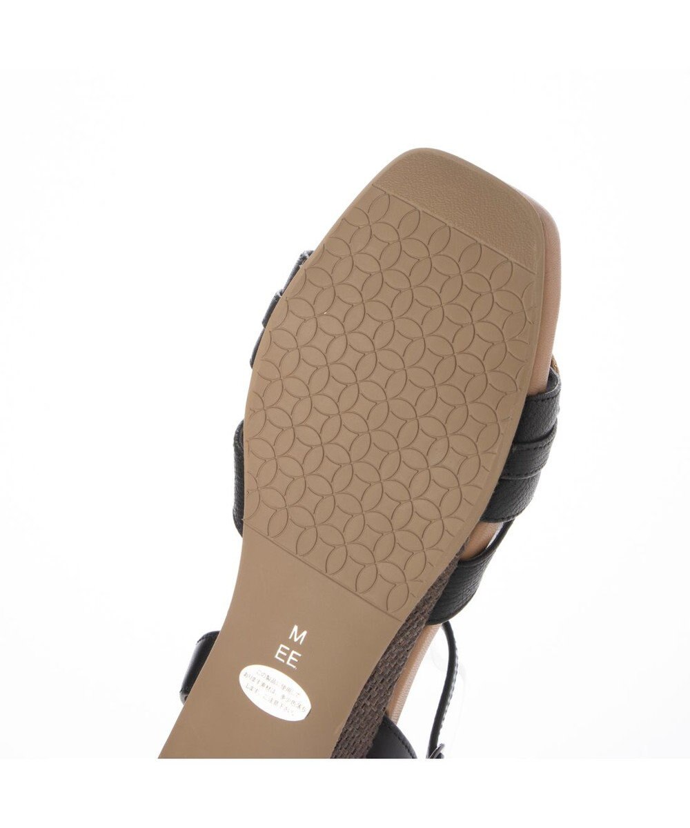 ing <ing>チェーンモチーフアンクルストラップサンダル 