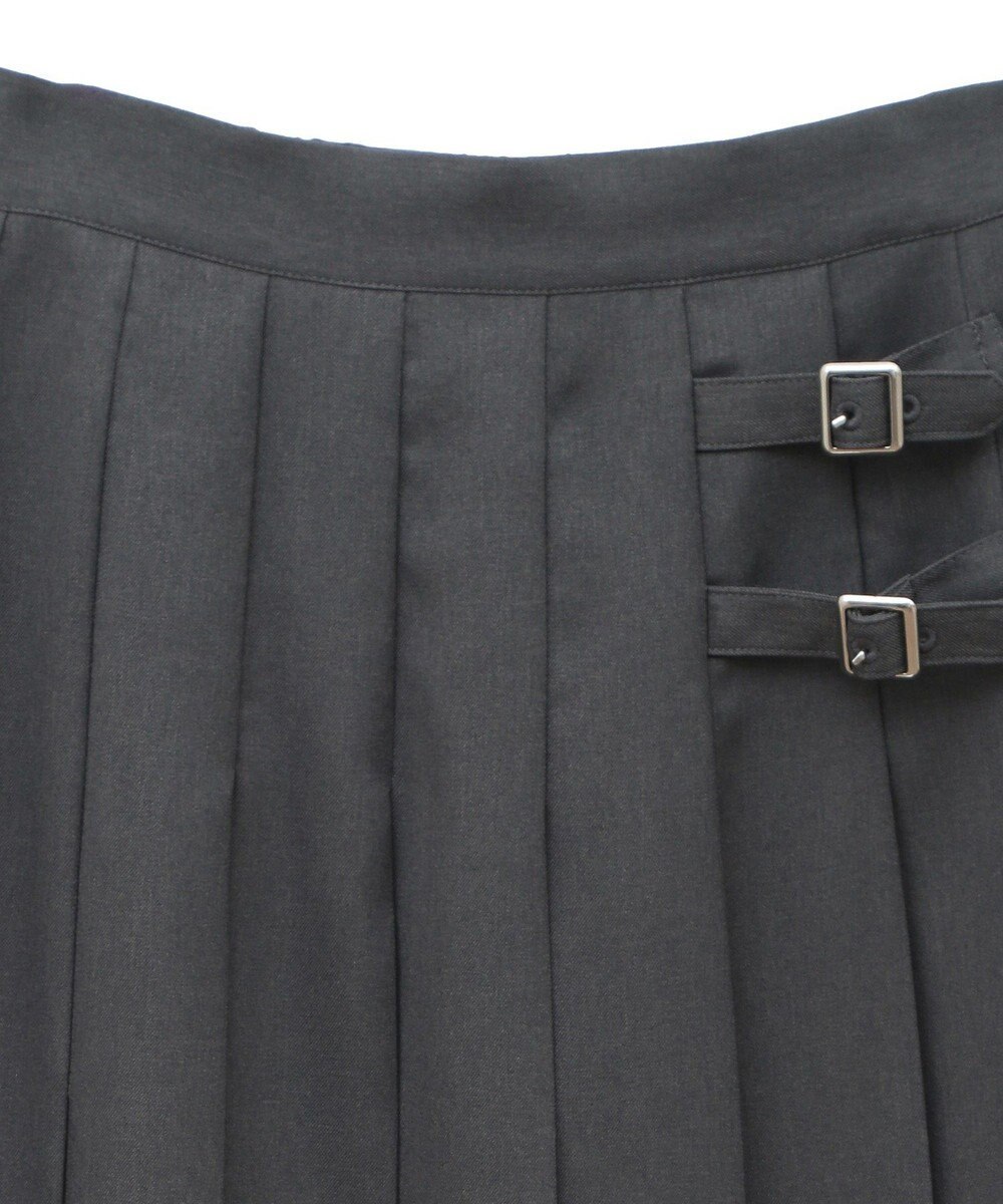 earth music&ecology サイドバックルプリーツスカート 