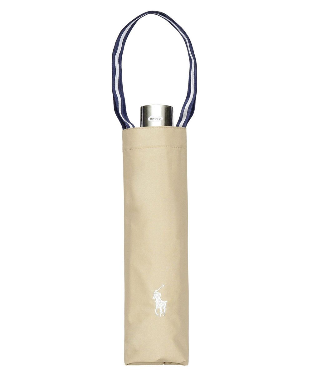 MOONBAT 【軽量】POLO RALPH LAUREN 晴雨兼用日傘 折りたたみ傘 PP刺繍／遮光 遮熱 UV 