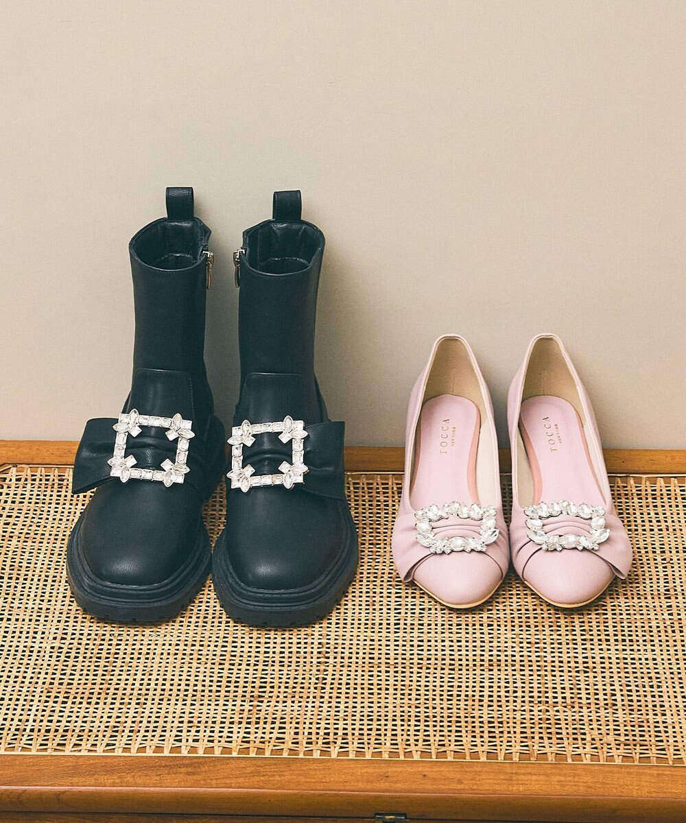 TOCCA 【WEB限定カラーあり】BIJOUX RIBBON PUMPS パンプス 