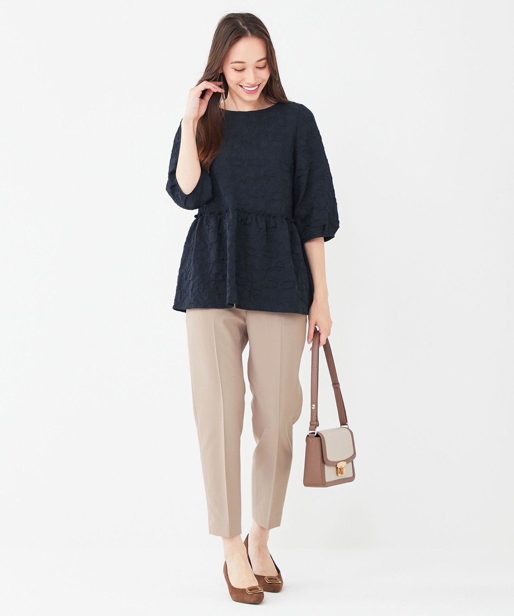 ANY SIS 【洗える】フラワーフクレジャガード ブラウス 