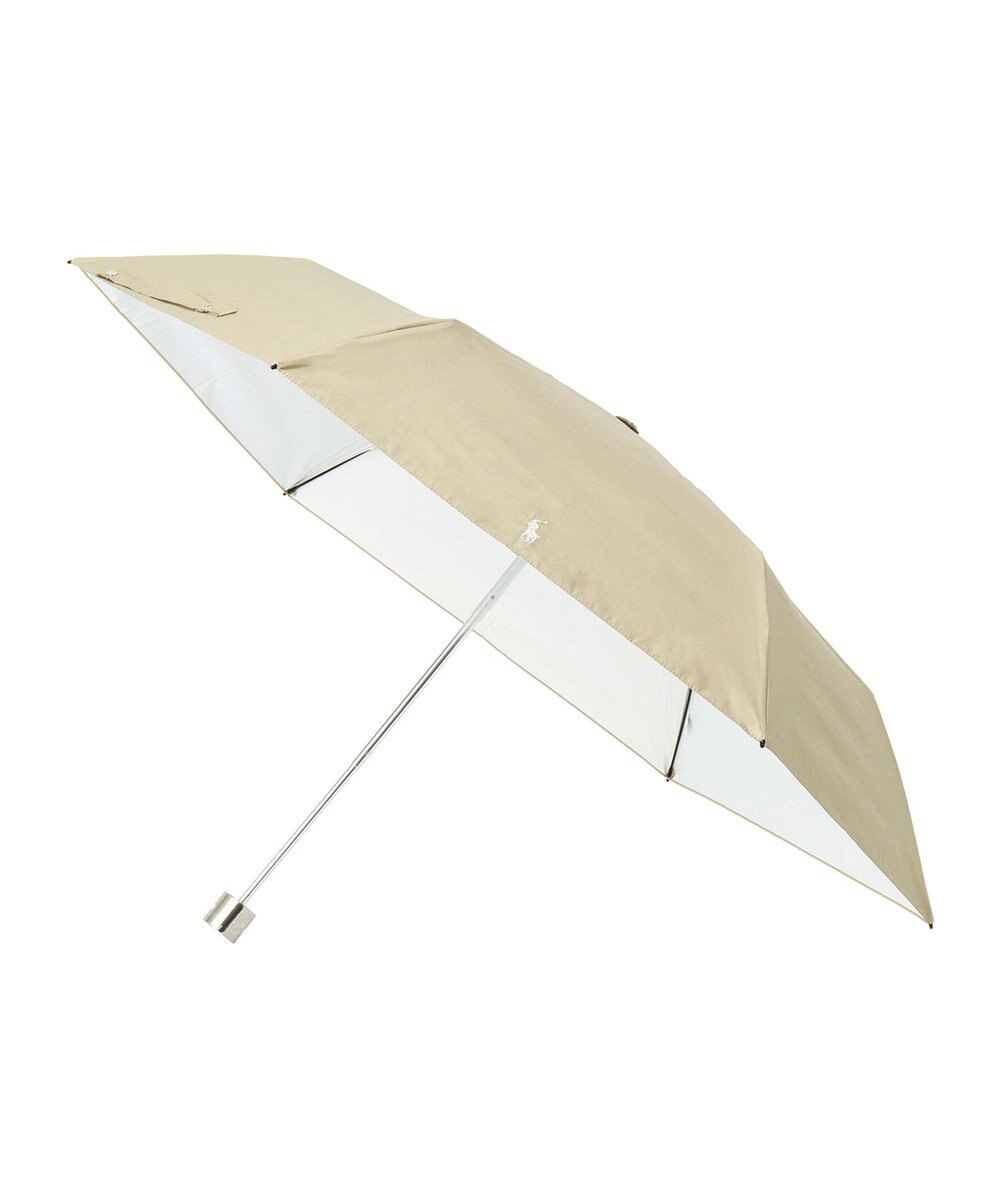 MOONBAT 【軽量】POLO RALPH LAUREN 晴雨兼用日傘 折りたたみ傘 PP刺繍／遮光 遮熱 UV 