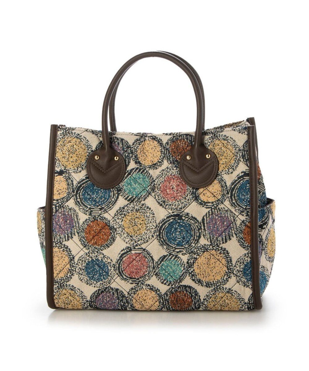 UNBILLION カシュカシュ cachecache / ジャガードキルティングスクエアトートバッグM 