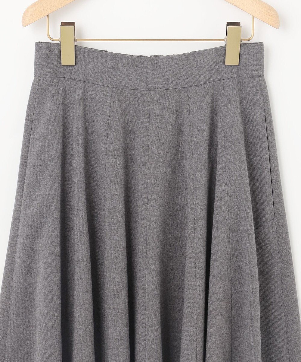 組曲 T/Rツイルストレッチ フレアスカート 