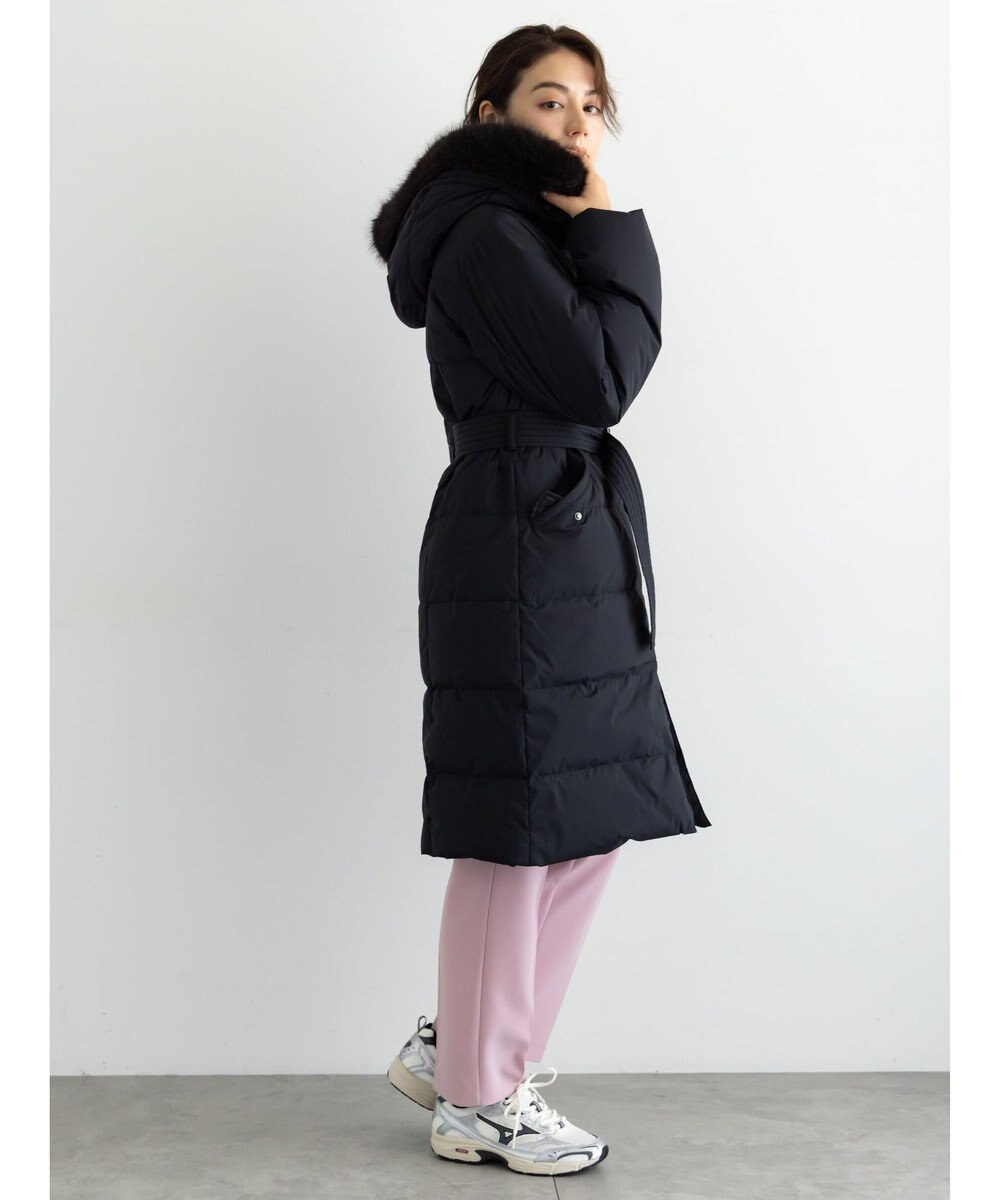 Te chichi 【宮本茉由着用】フードロングダウンコート 