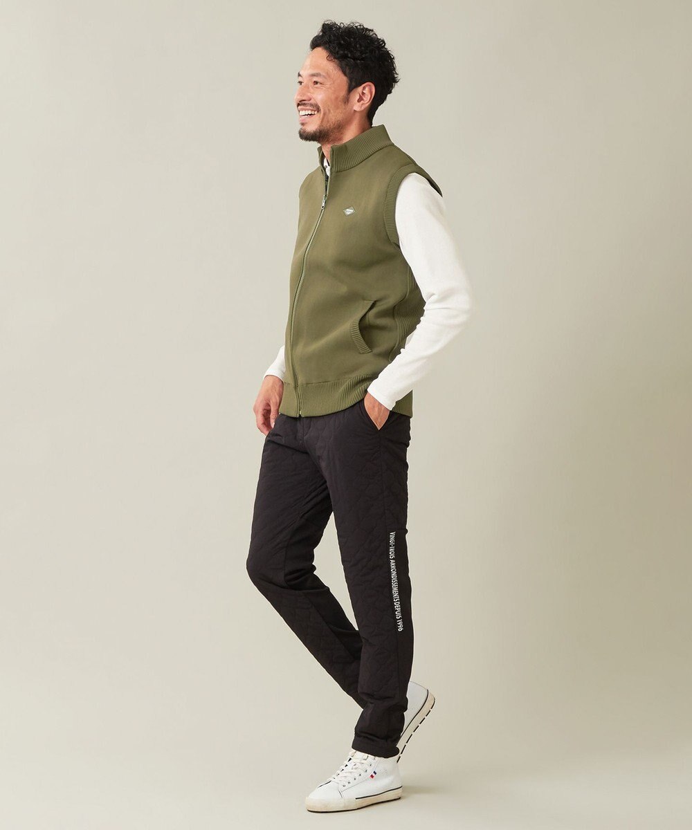 23区GOLF 【MEN】【ウォッシャブル】リバーシブル ニットベスト 