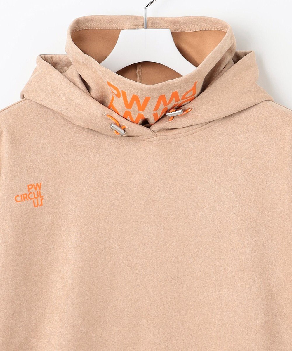 PW CIRCULUS 【MEN】スエード調 デタッチャブルフーディ 