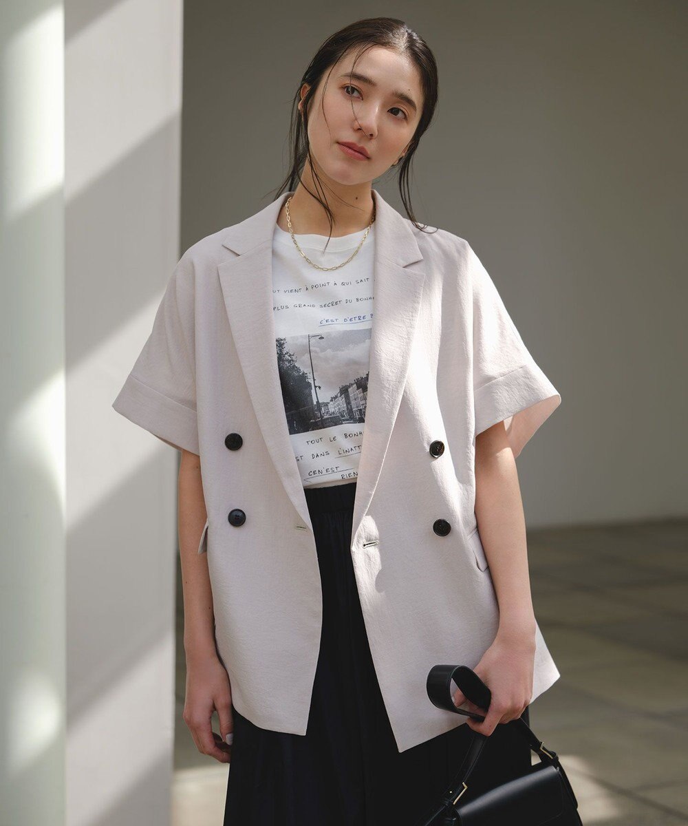 UNFILO 【セットアップ着用可】TENNEN TOUCH COOL ハーフスリーブ ジャケット 