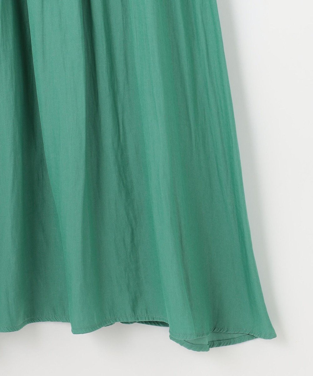 SHARE PARK LADIES 【洗える】ポリエステルシャンブレースカート 