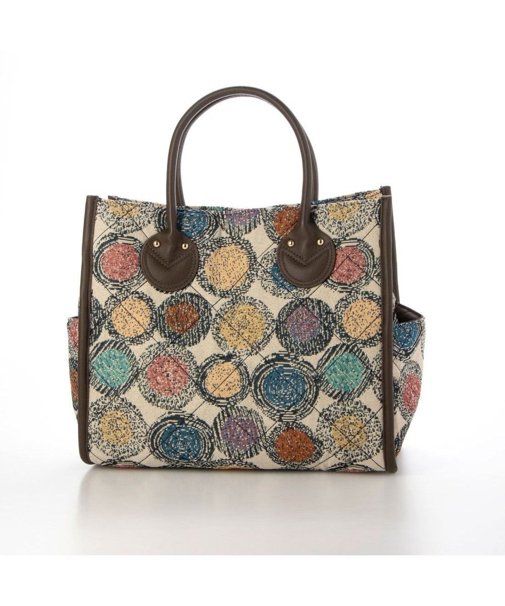 UNBILLION カシュカシュ cachecache / ジャガードキルティングスクエアトートバッグM 