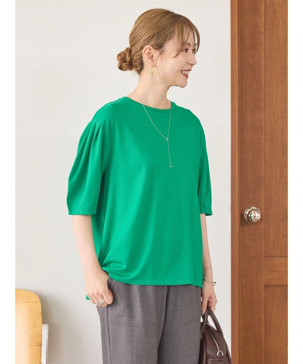 AMERICAN HOLIC 接触冷感袖コンシャスカットプルオーバー 