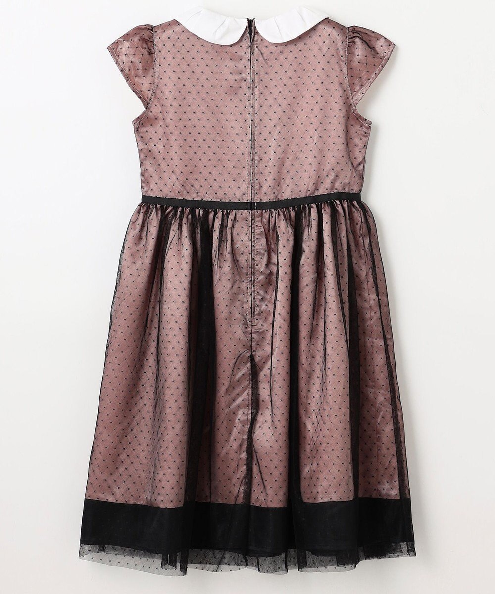 組曲 KIDS 【150-160㎝】チュールドット ドレス 