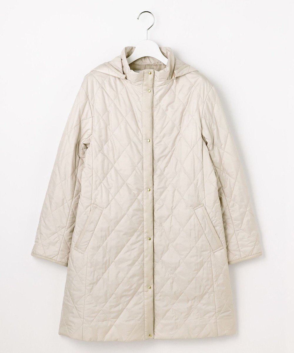 J.PRESS LADIES S 【WEB限定カラーあり・2way】コンパクトタフタキルティング  フーデッド コート 