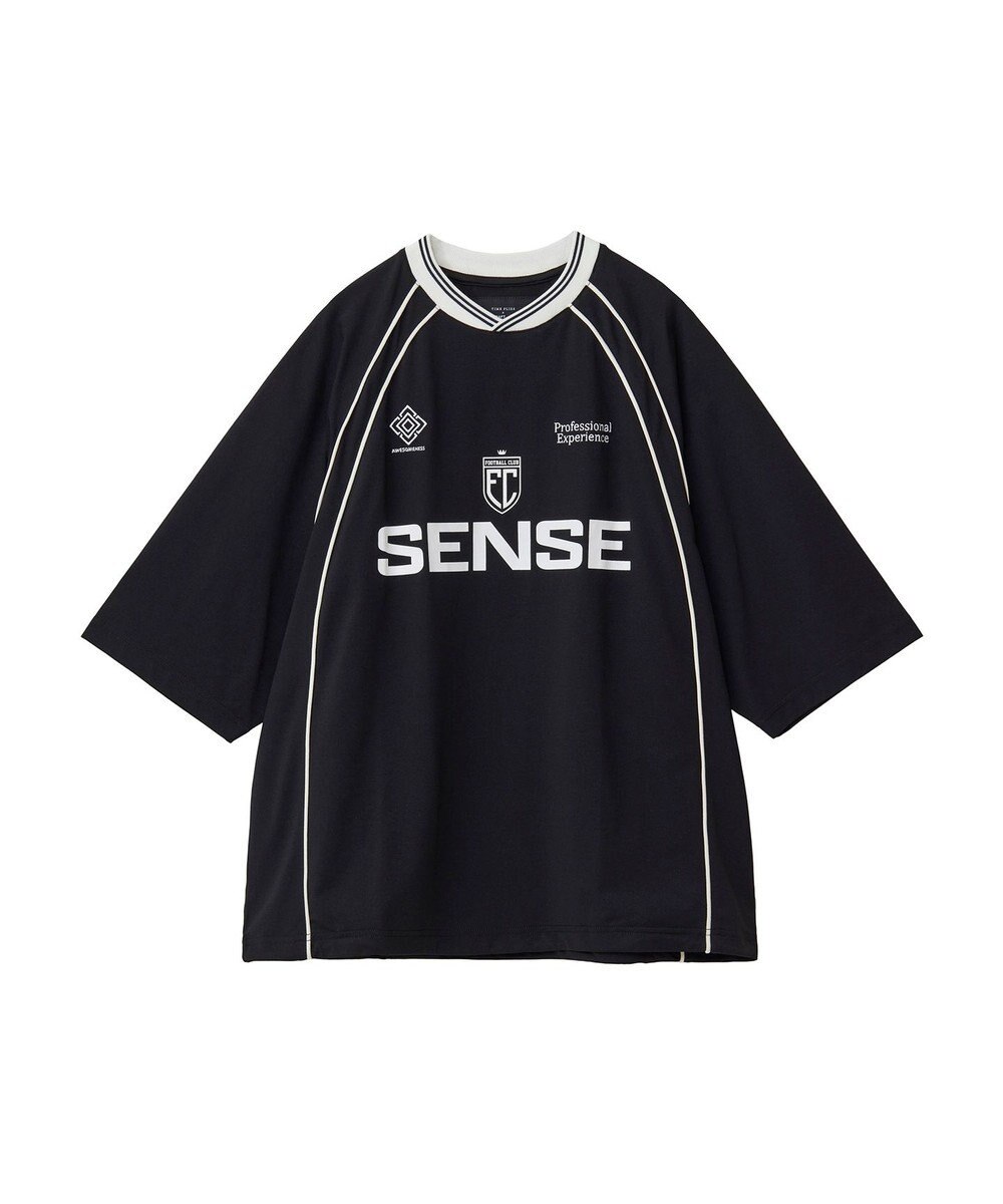 CRAFT STANDARD BOUTIQUE 接触冷感/UVカット/イージーケア/ストレッチ/ゲームシャツ-B 