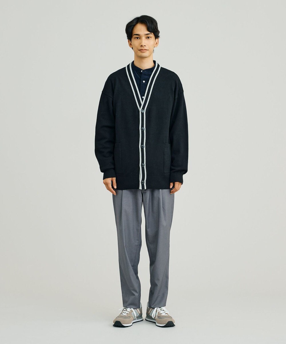 J.PRESS YORK STREET 【UNISEX】ANTI PILLING WOOL Vネックカーディガン 