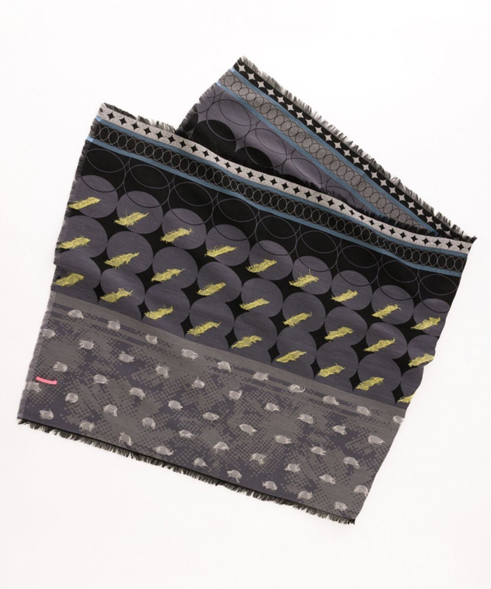 POLS コットン・キュプラ MIXTURE　フサスカーフ 