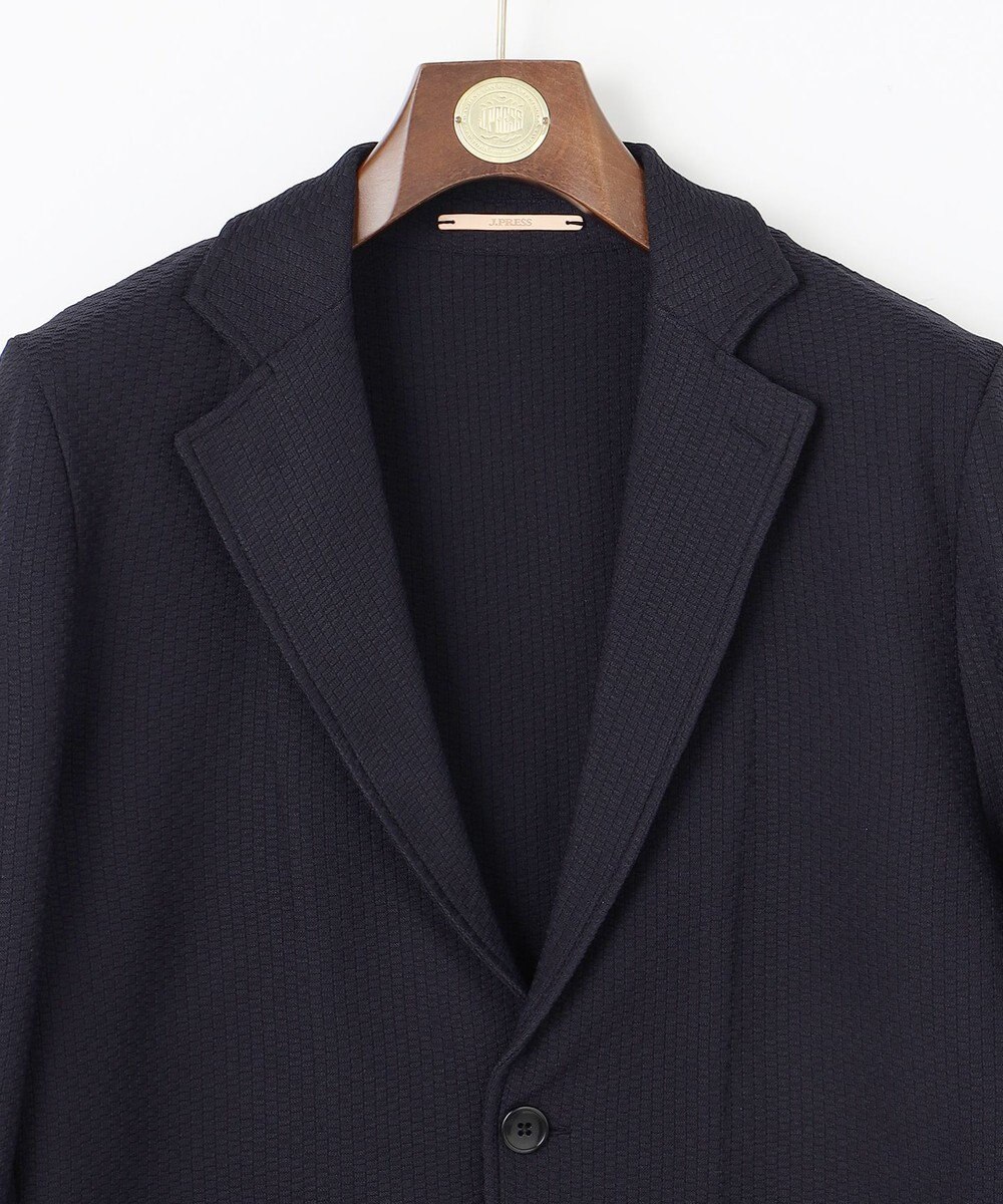 J.PRESS MEN 【KING SIZE】【ウォッシャブル】コンフィーリンクス ニットジャケット 