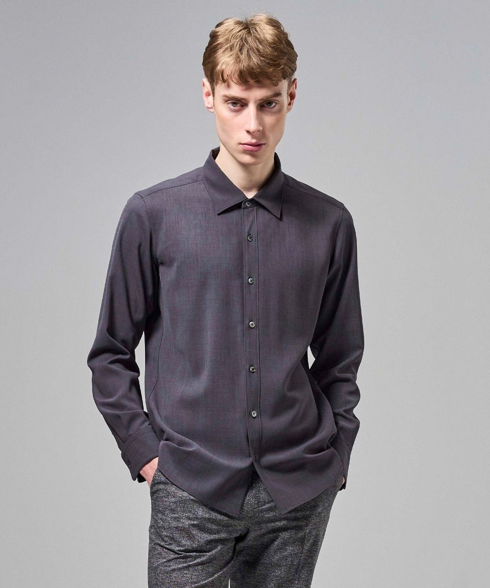 JOSEPH HOMME 【機能素材】テクノボイルストレッチ　レギュラーカラーシャツ 
