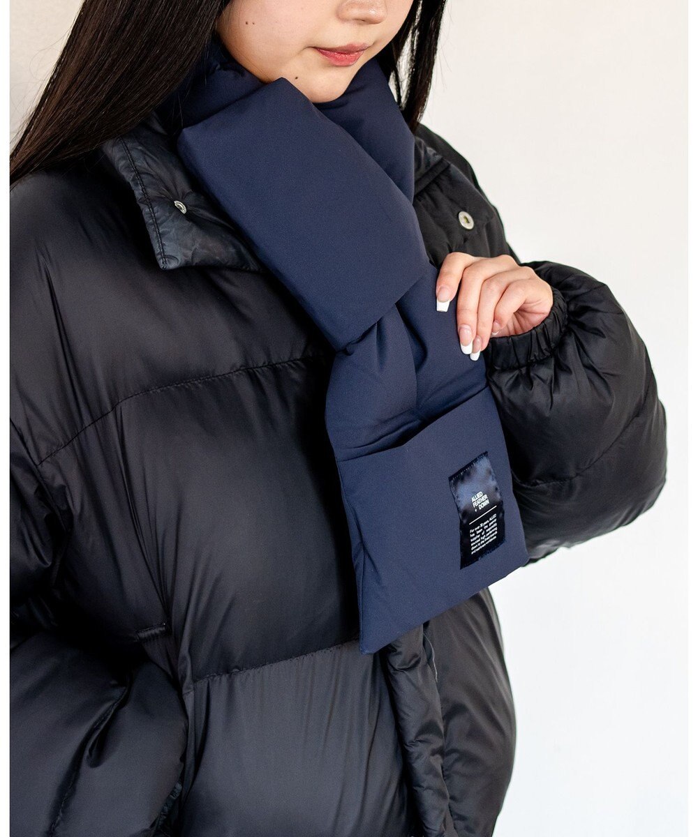 F/ACSION 【ユニセックス/防水・保温・撥水・透湿/洗える】KOMOKAKE　ダウンマフラー 