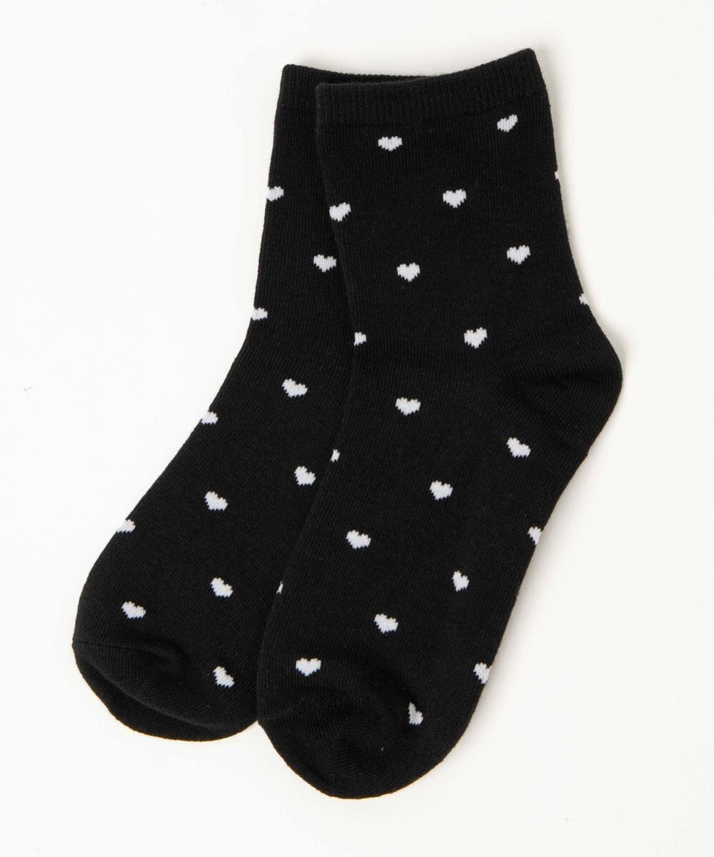 WEGO ハート総柄ソックス 