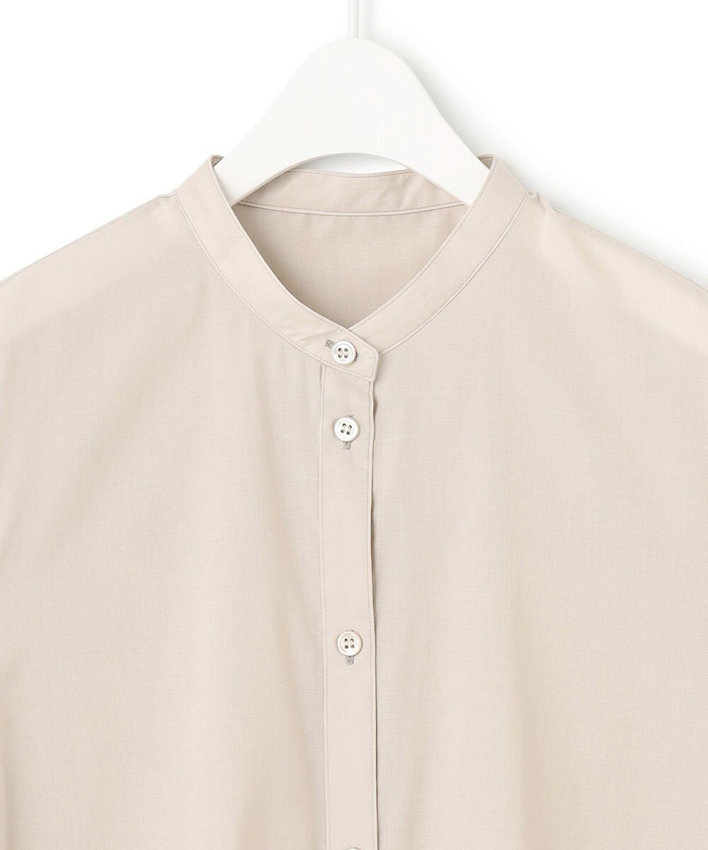 ICB 【洗える】キュームコアローン バンドカラーシャツ 
