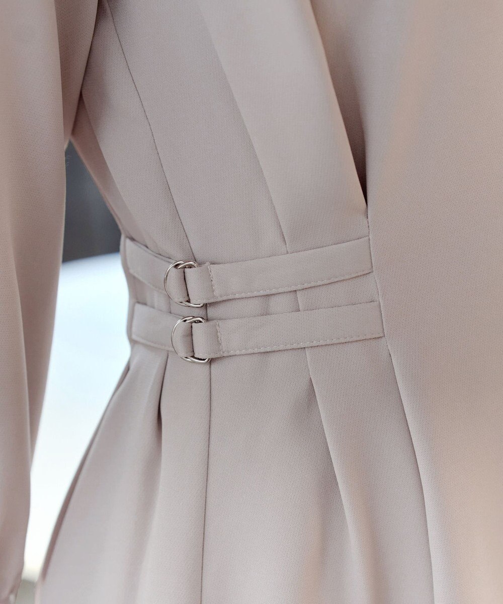 Tiaclasse L サイドベルトデザインワンピース 