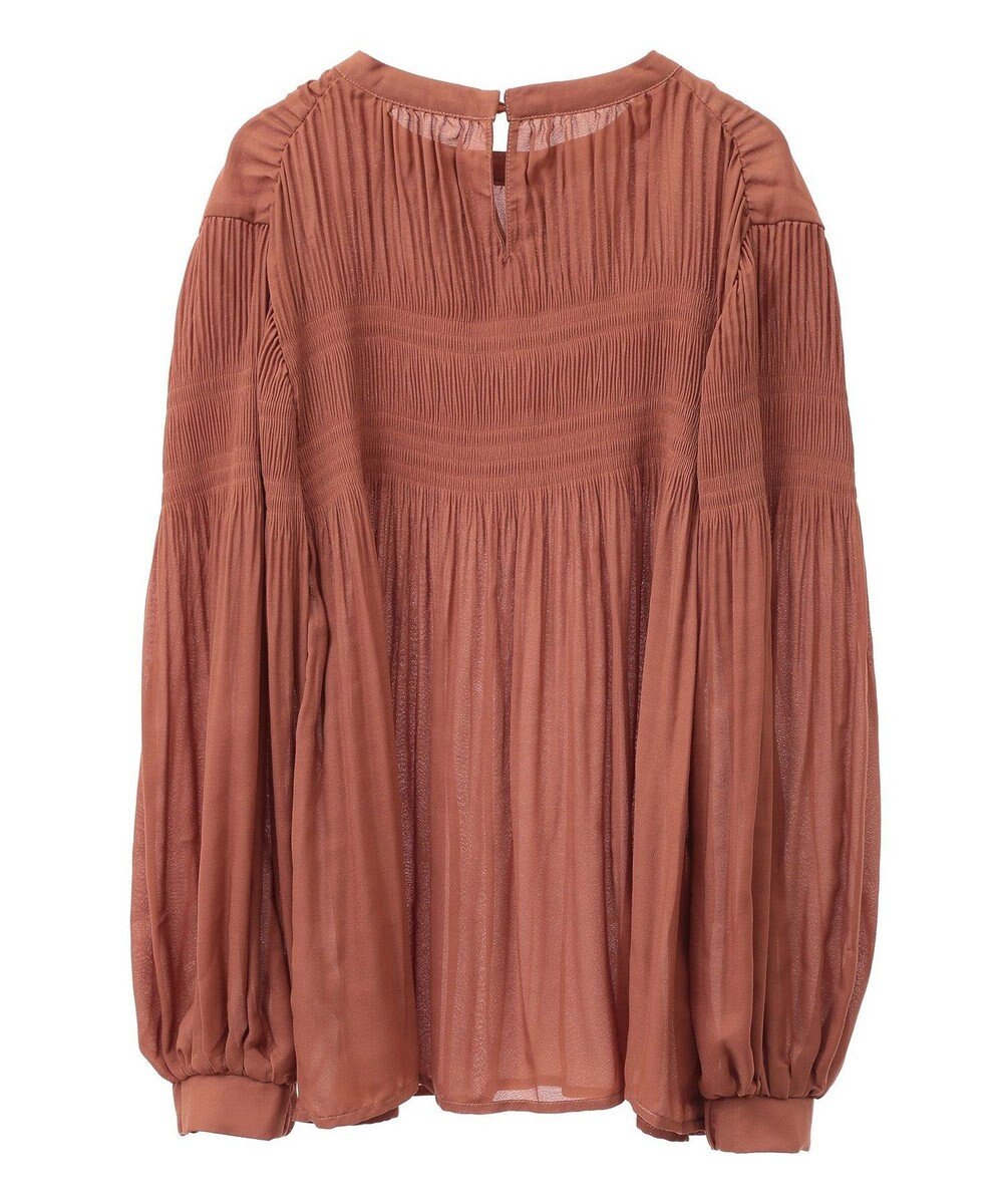 Green Parks マジョリカプリーツブラウス 