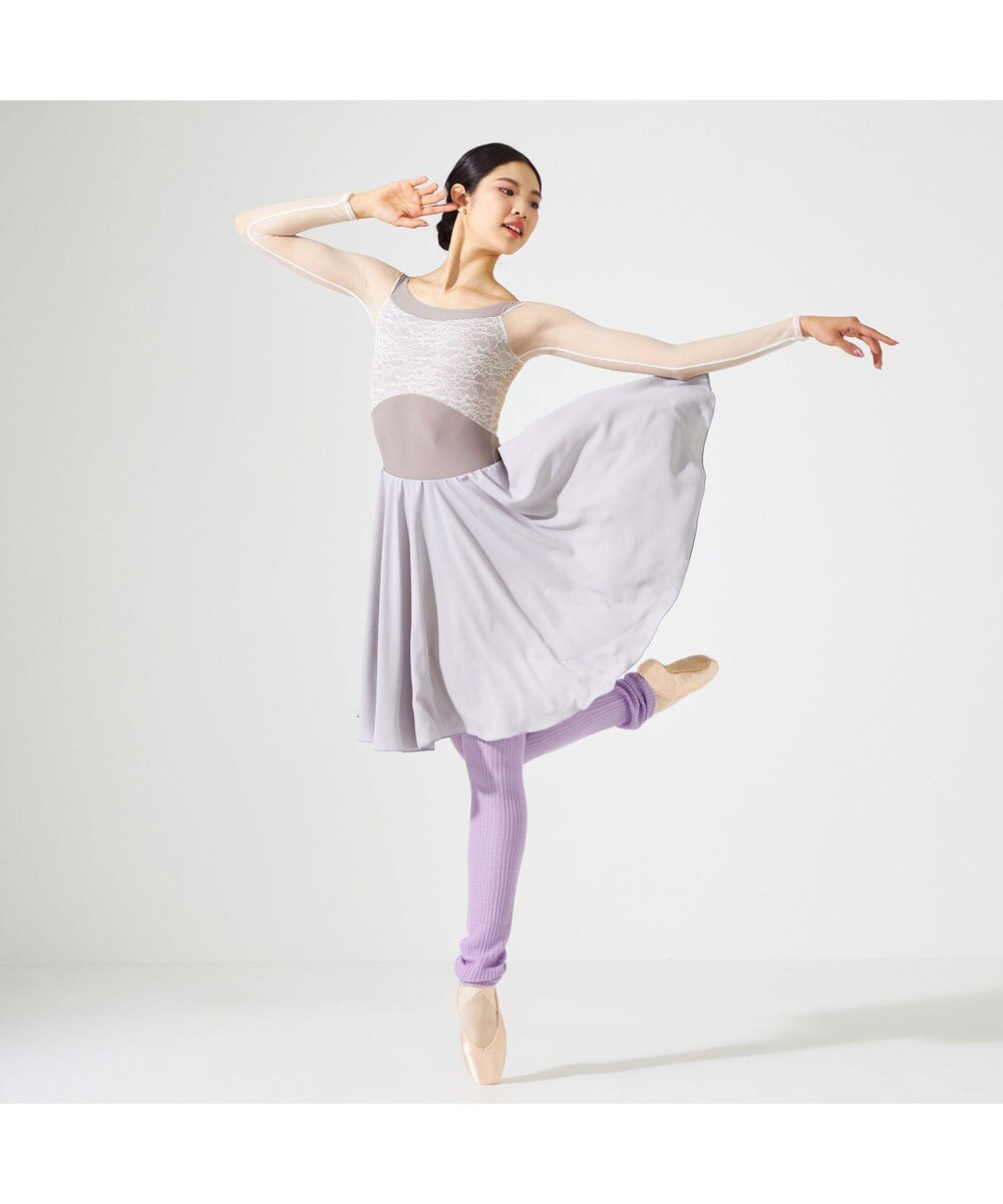 Chacott ◎【AKANE TAKADA】ロングスリーブレオタード 