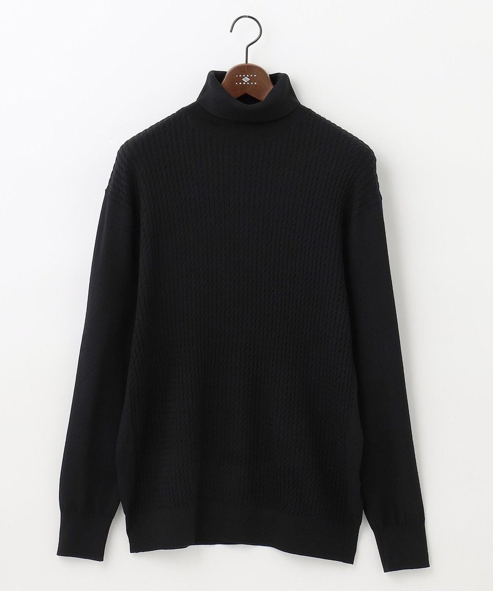 JOSEPH ABBOUD 【キングサイズ・チクチクしない/イージーケア】SNOWYタートルネックニット 