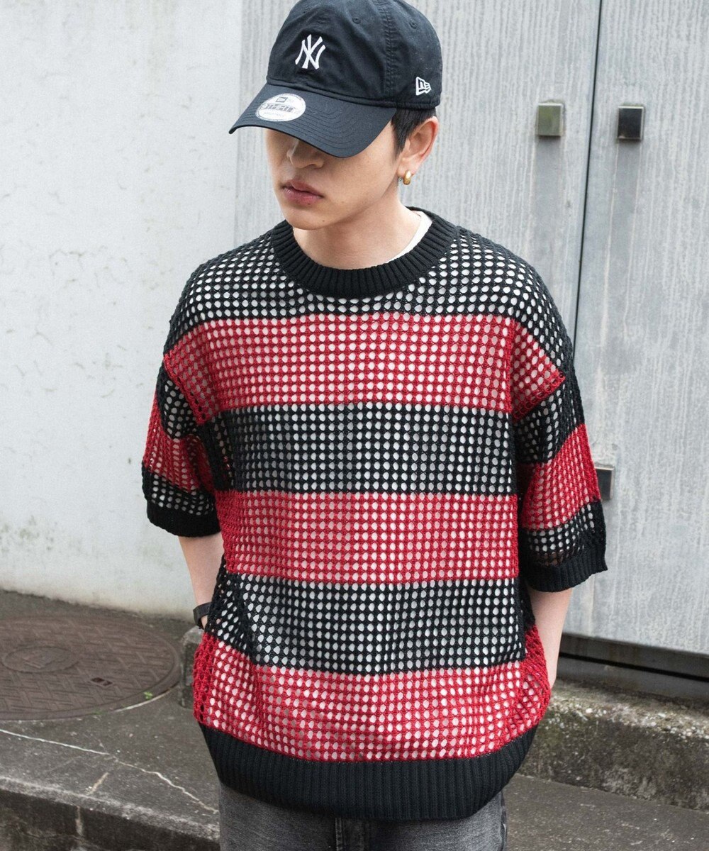 WEGO 【３点SET】アンサンブルメッシュニットプルオーバー（SS） 