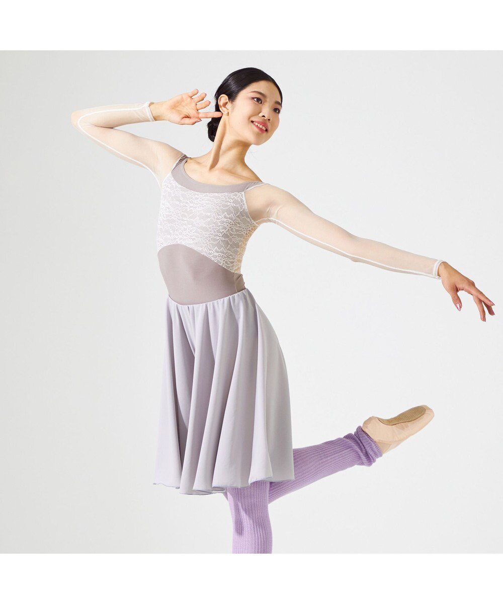 Chacott ◎【AKANE TAKADA】ロングスリーブレオタード 