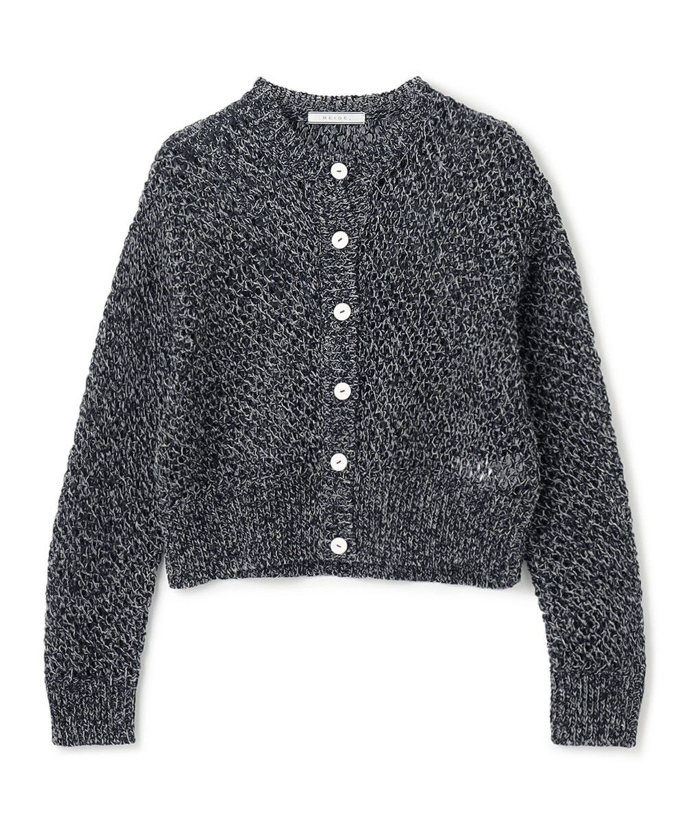 BEIGE， 【S-size】CACTUS / メッシュカーディガン 