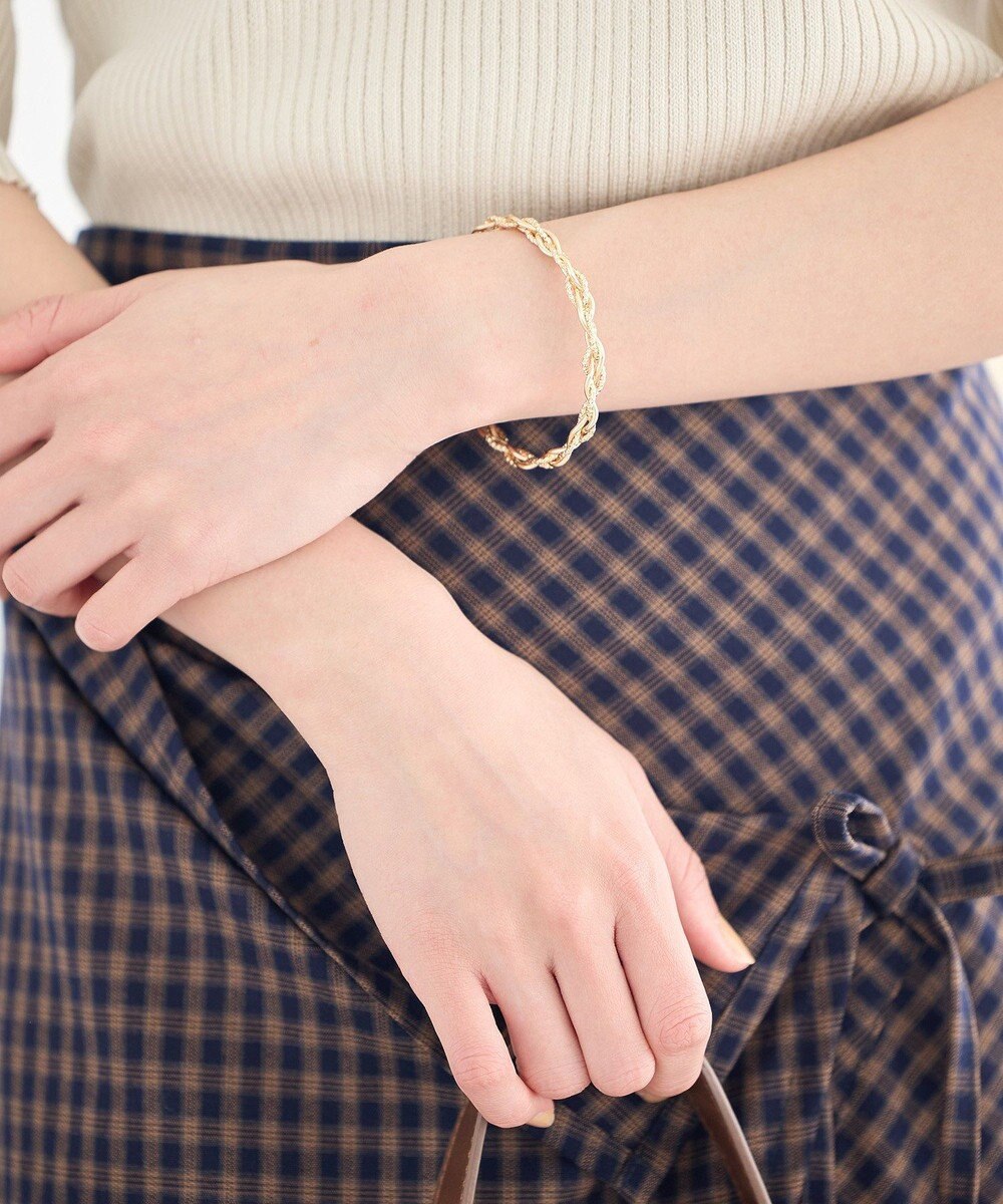 earth music&ecology ウェイビーメタルバングル 