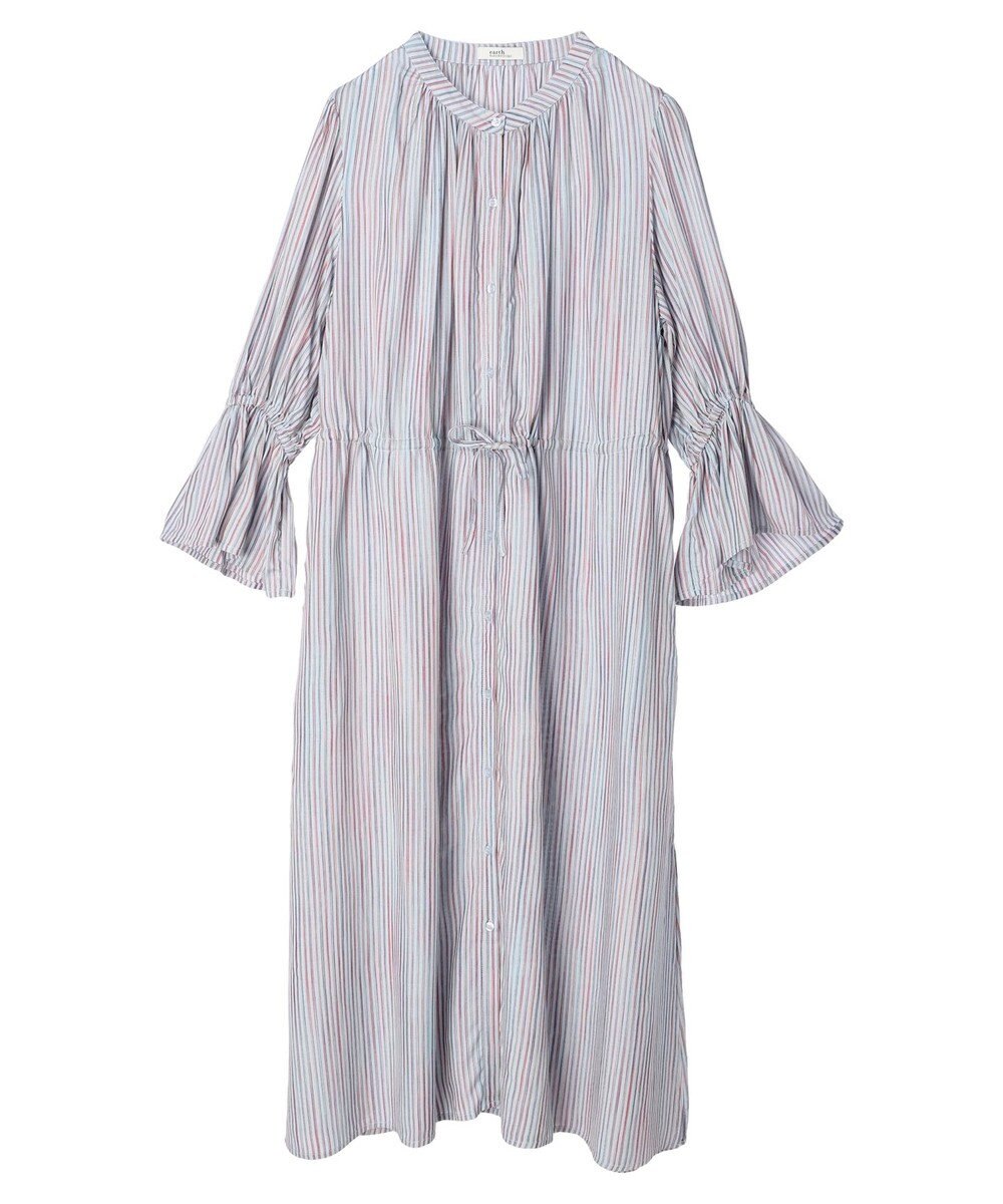 earth music&ecology マルチストライプワンピース 