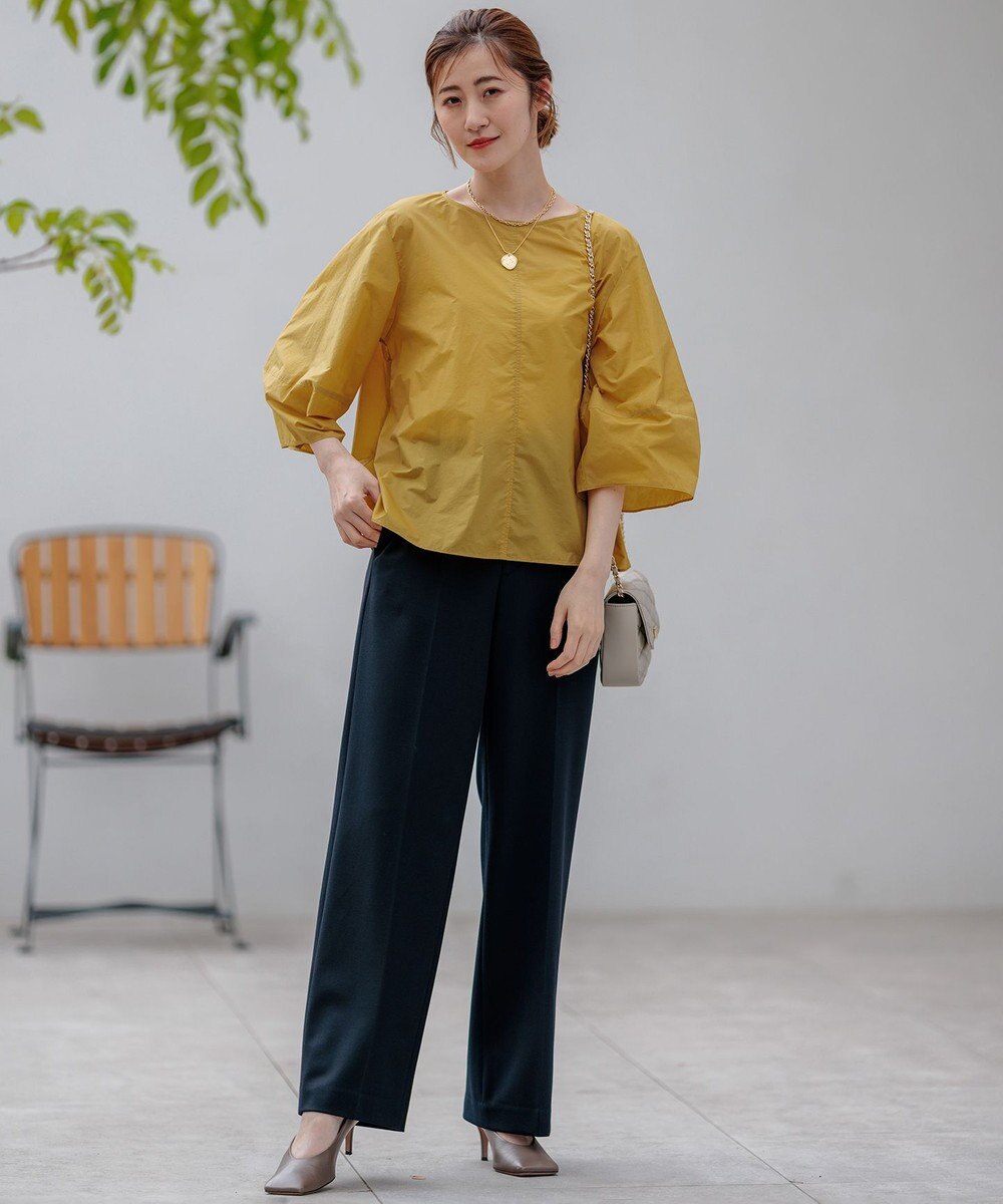 23区 S ナイロンコットンポプリン コンパクト ブラウス 