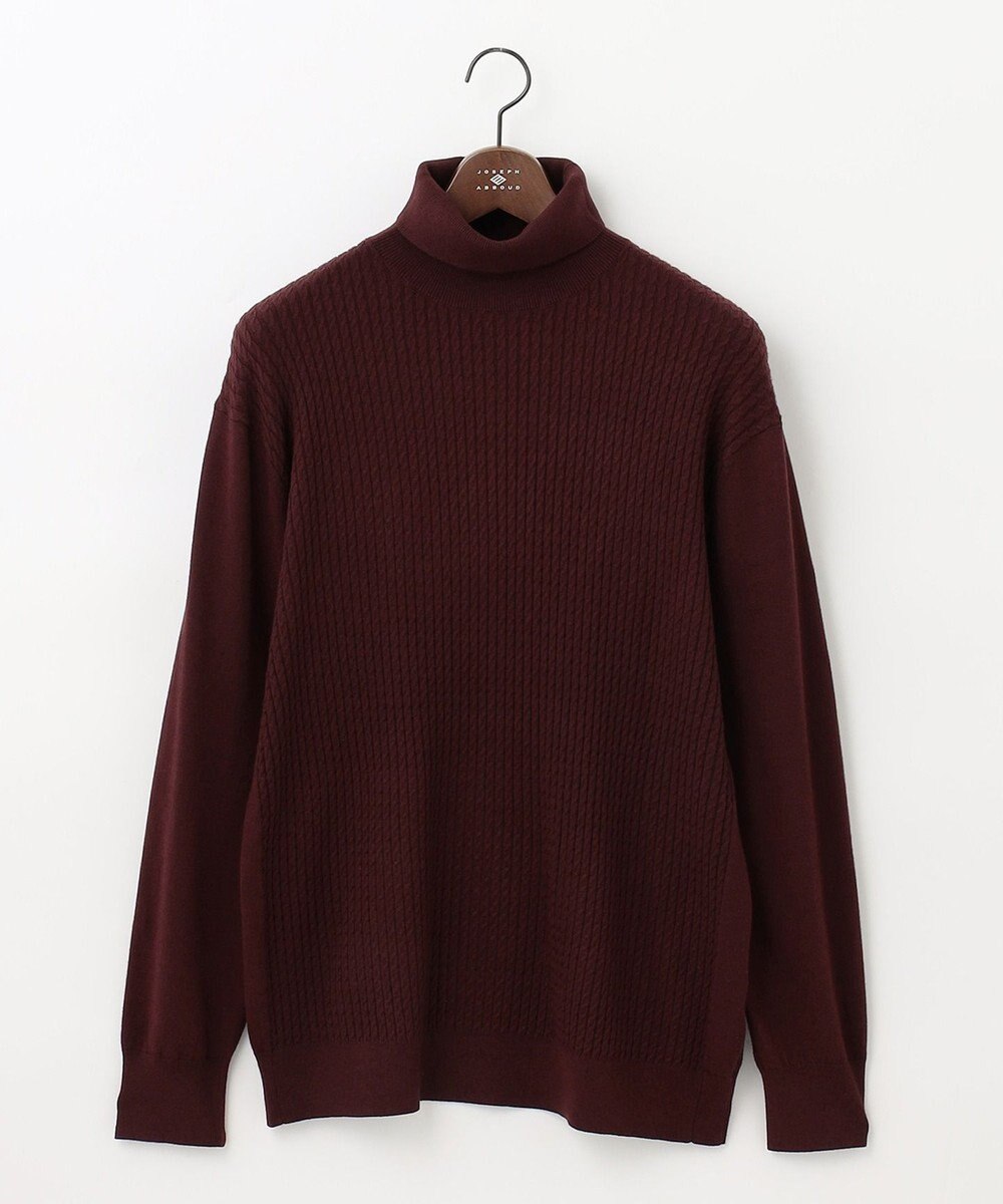JOSEPH ABBOUD 【キングサイズ・チクチクしない/イージーケア】SNOWYタートルネックニット 