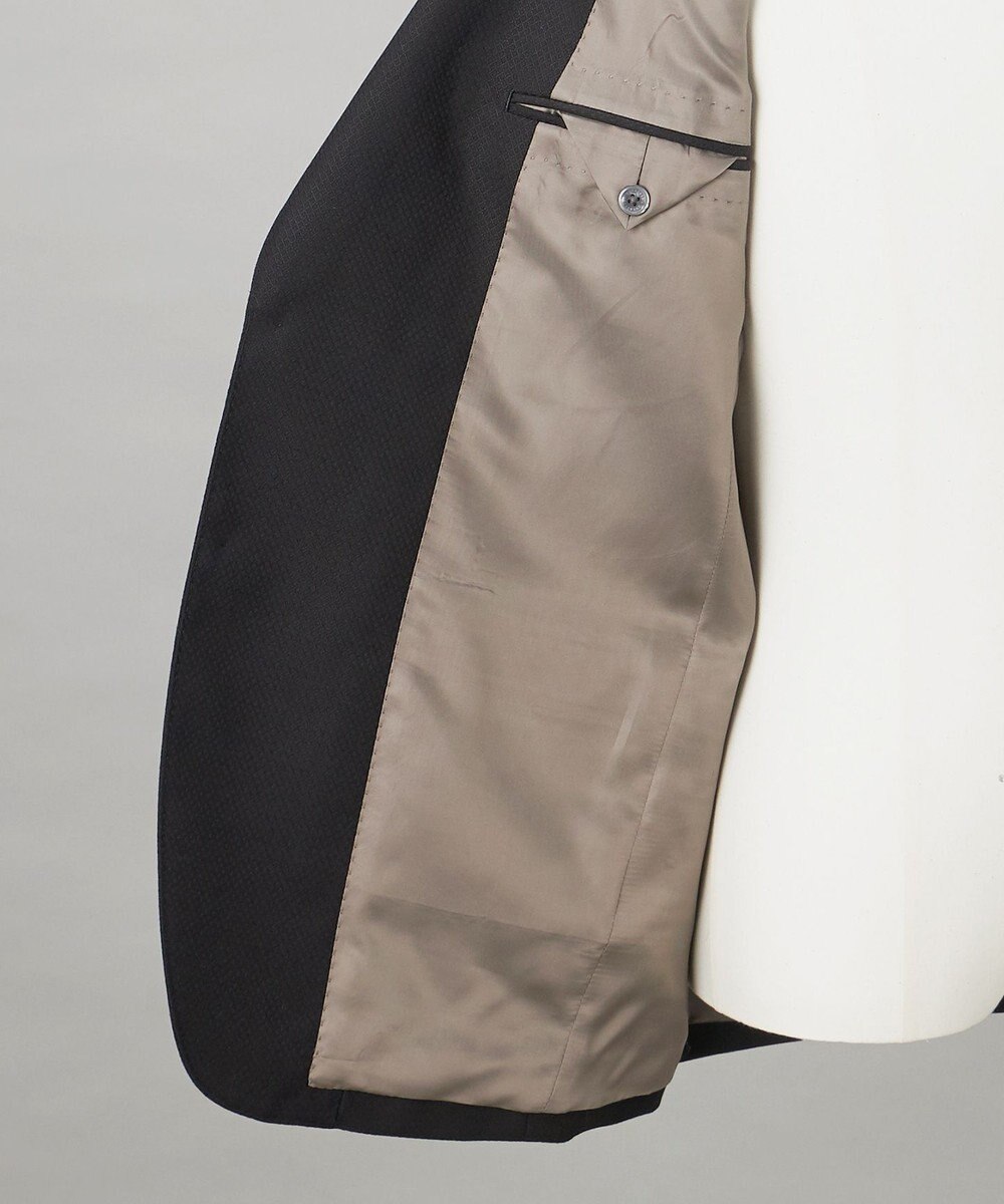 GOTAIRIKU シワになりにくい【御幸毛織/みゆきけおり】DRY SPINNER(ドライスピナー)スーツ_ブラック 