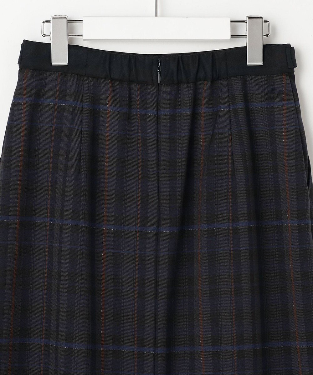 J.PRESS LADIES S milledタータンラメチェック ナロー スカート 