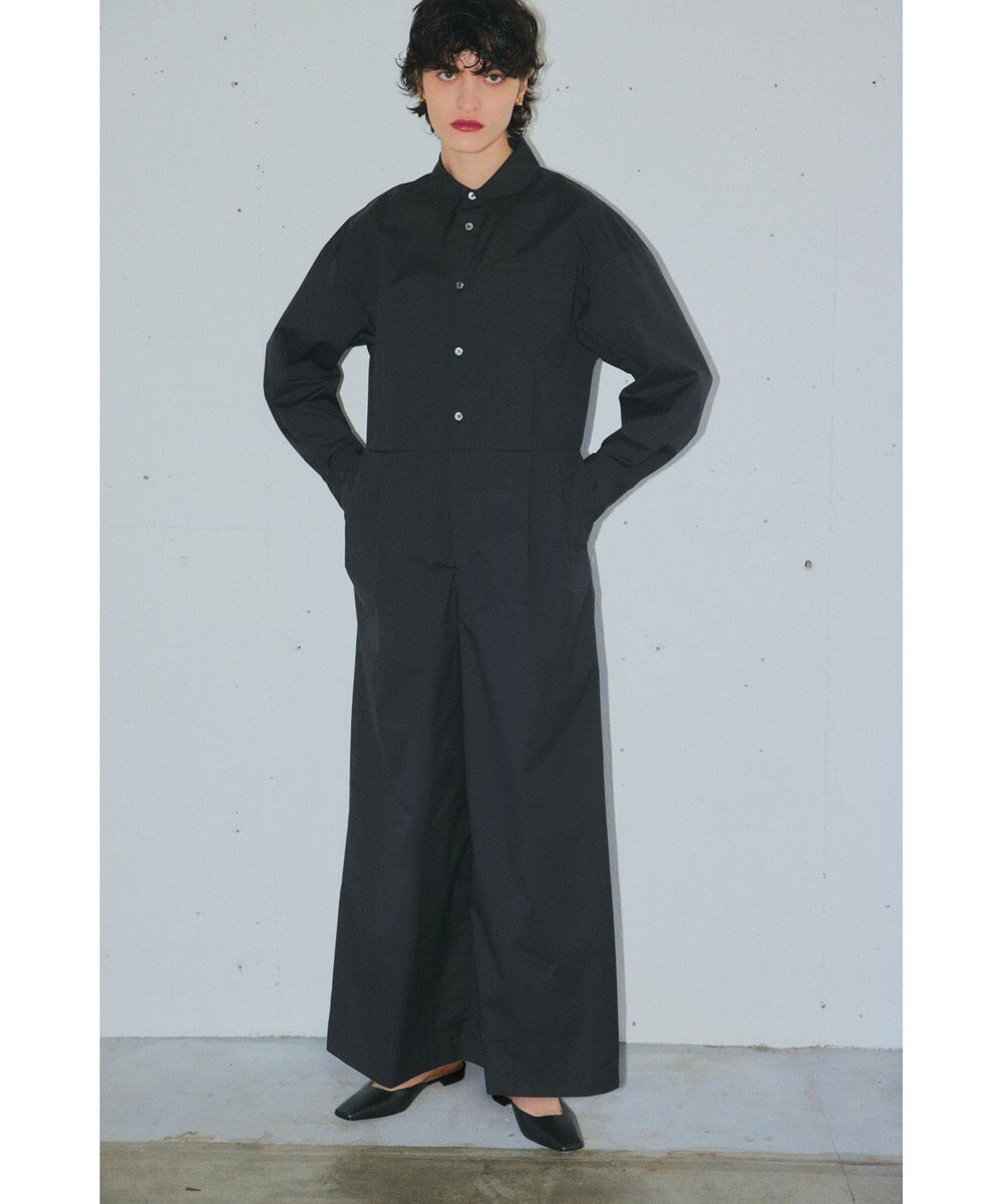 NAVE 【ReNAVE・セットアップ可/洗える/接触冷感/UVケア】コットンポリブロード オールインワン 