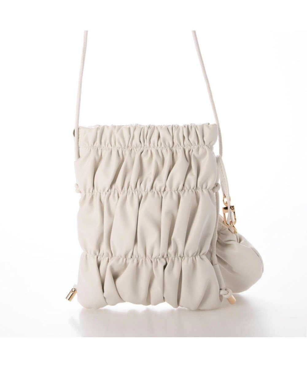 UNBILLION カシュカシュ cachecache / シャーリング口金ショルダー 