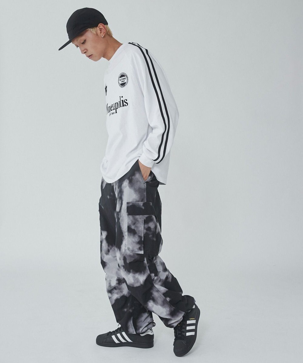 WEGO 【ユニセックス着用ITEM】ラインゲームロゴT（LS） 