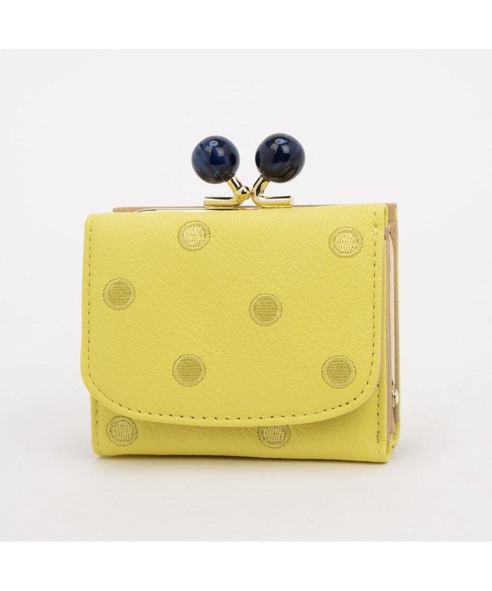 UNBILLION ペルケ perche / アクリル玉三つ折りミニサイフ 