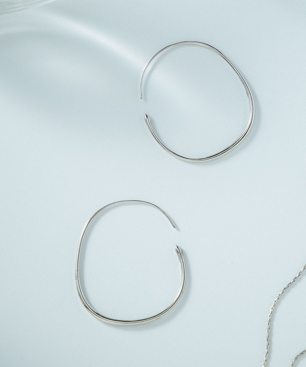 23区 ナロー フープ ピアス 